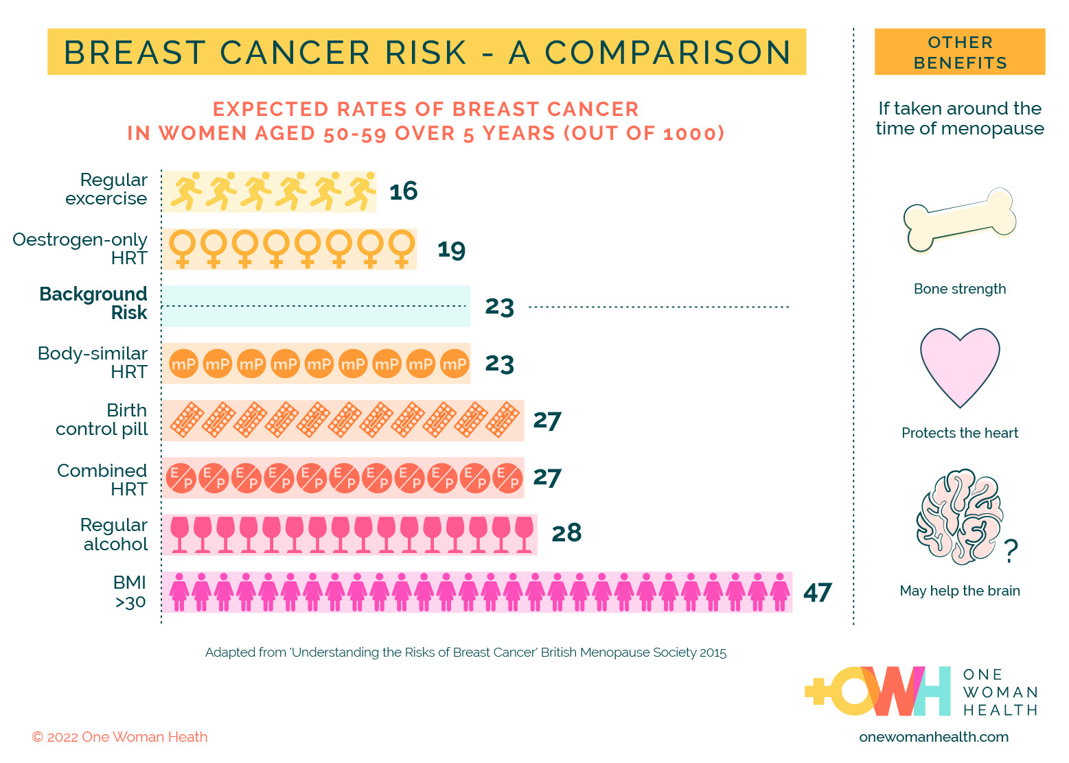 breast cancer risk 5 - The menopause in pictures